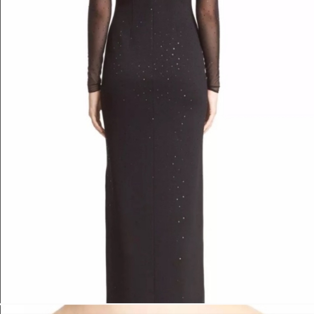 St. John Black Long Sleeve Dress